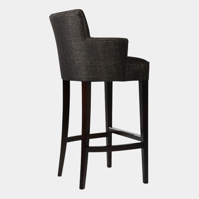 The Plush Carver Upholstered Bar Stool
