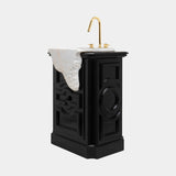 Walter Carved Black High Gloss Washbasin
