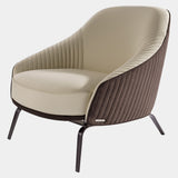 Unwind in Style: The Whitney Armchair by Fabio Bonfà. Featuring an ergonomic curved design, plush canneté quilted fabric upholstery, and a contrasting leather backrest, this Visionnaire armchair offers unparalleled comfort and artistic expression. The customisable metal base allows you to tailor the design to your existing decor.